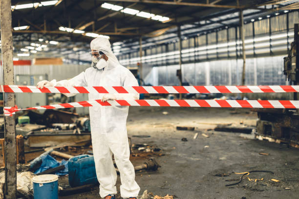 Professional Biohazard technician working in Grover Beach, CA